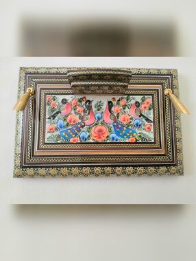 The handmade Khatam Kari pen, envelope, or business card holder